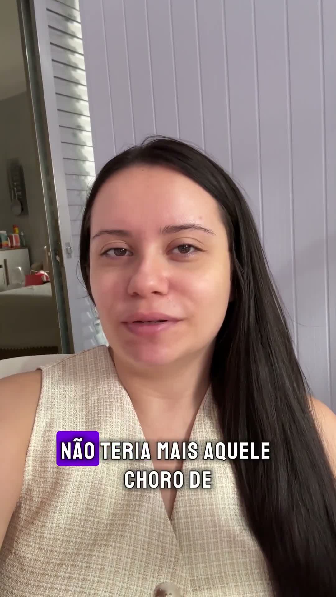 Aline no relato em vídeo