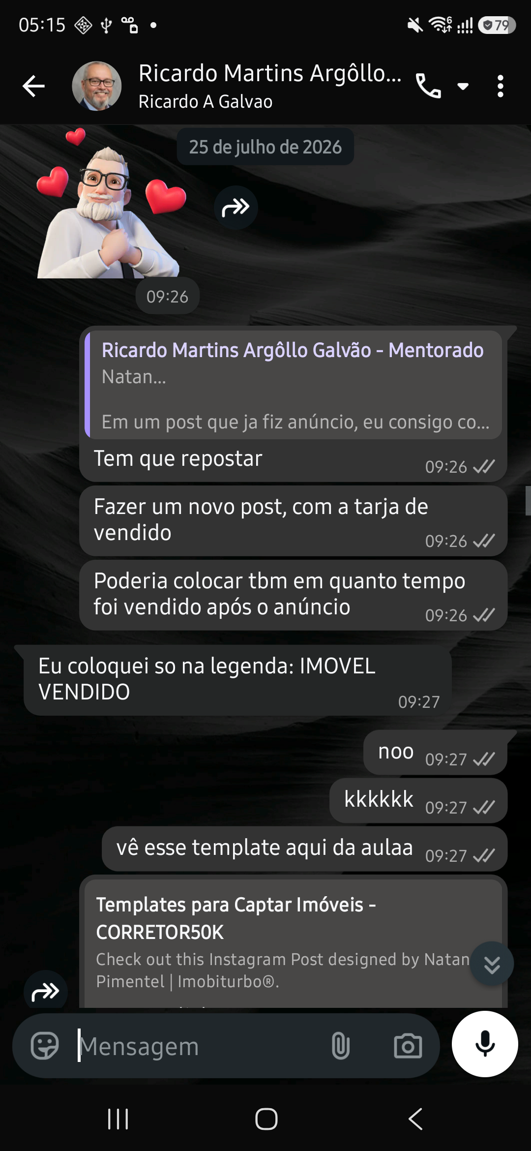 Conversa de Ricardo Argôllo sobre seu resultado